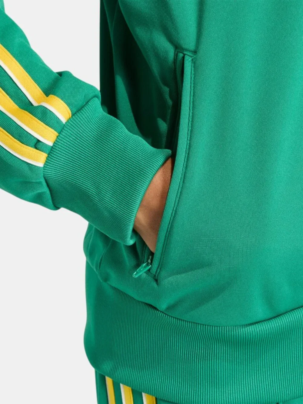 NWT ADIDAS ORIGINALS FIREBIRD TRACK SUIT SET TRACK TOP & PANTS GREEN KD7987 KD36 - Picture 6 of 12